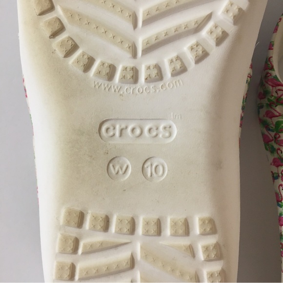 Crocs Ionic Comfort Kadee II White Flamingo Flip Flops Sandals Women's Size 10 - Picture 11 of 16